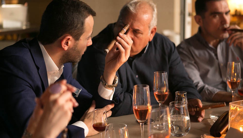 the ultimate vintage champagne & cigar dinner | The Food & Leisure Guide