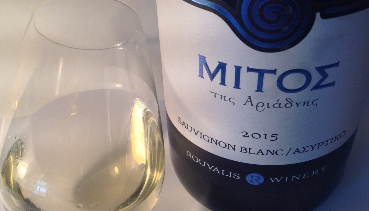 ΜΙΤΟΣ ΤΗΣ ΑΡΙΑΔΝΗΣ SAUVIGNON BLANC /ΑΣΥΡΤΙΚΟ 2015 | Κριτικές Κρασιών