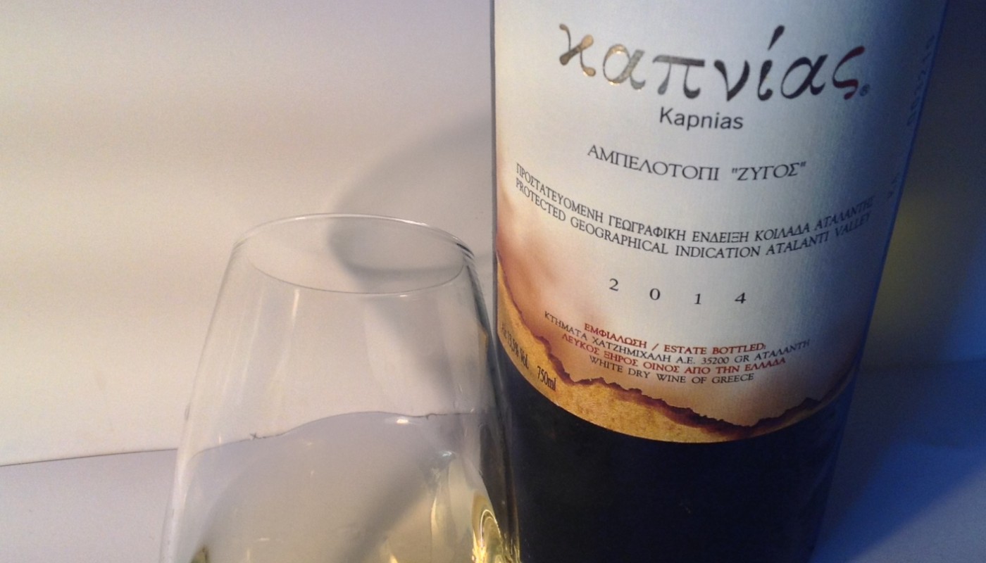ΚΑΠΝΙΑΣ ΛΕΥΚΟΣ, ΚΤΗΜΑ ΧΑΤΖΗΜΙΧΑΛΗ 2014 | Κριτικές Κρασιών