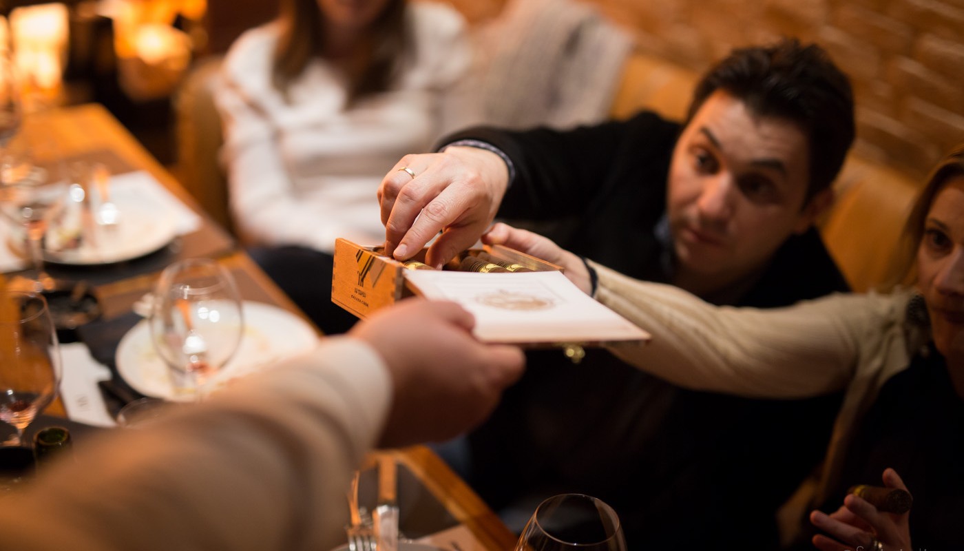 cigar dinner dry & raw | The Food & Leisure Guide