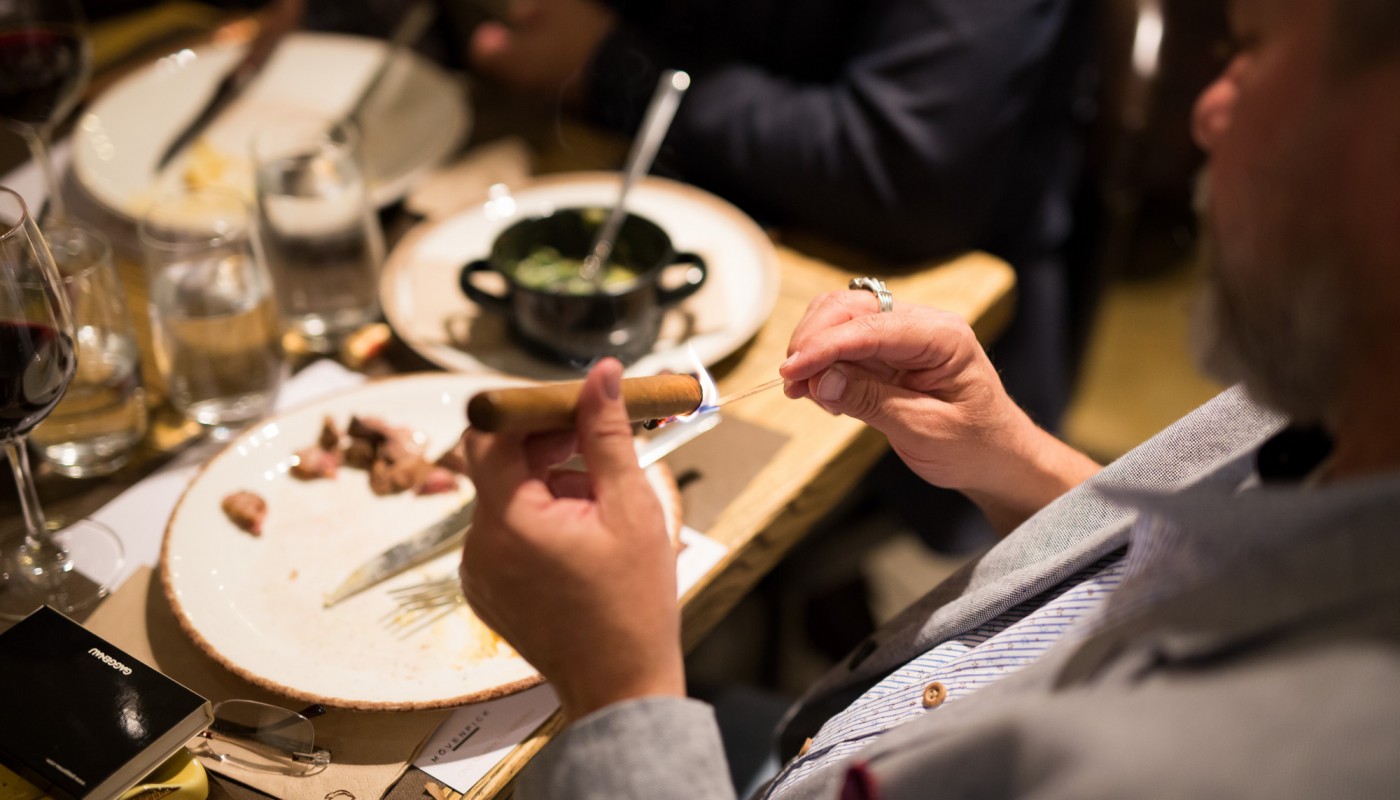 cigar dinner bralos | The Food & Leisure Guide