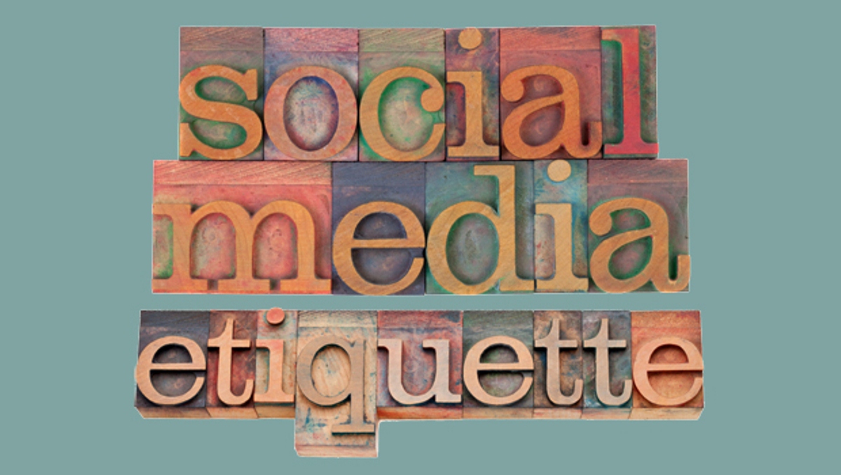 Social Media Etiquette. Social Etiquette. Media Etiquette. Social Rules. Rules in society