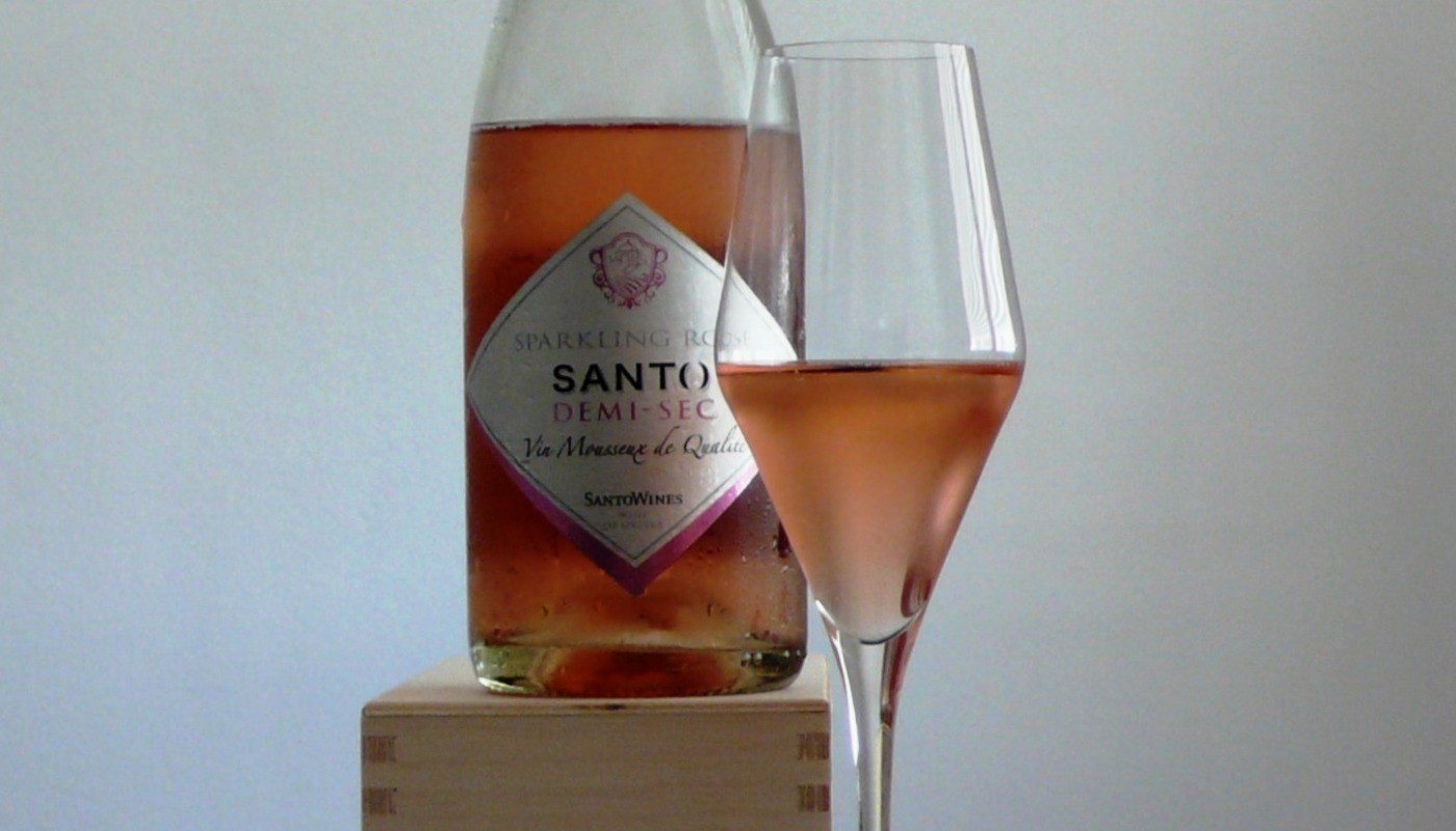 SANTO WINES, SPARKLING ROSE DEMI SEC 2015 | Κριτικές Κρασιών