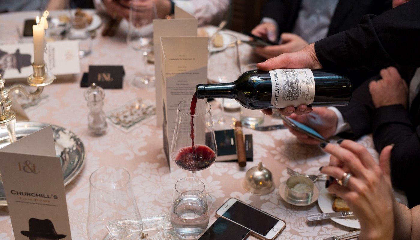 churchill`s cigar dinner | The Food & Leisure Guide