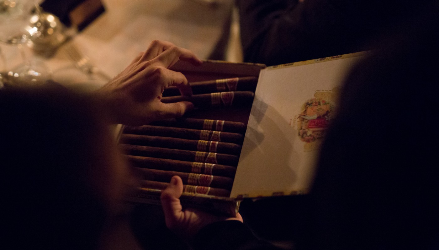 churchill`s cigar dinner | The Food & Leisure Guide
