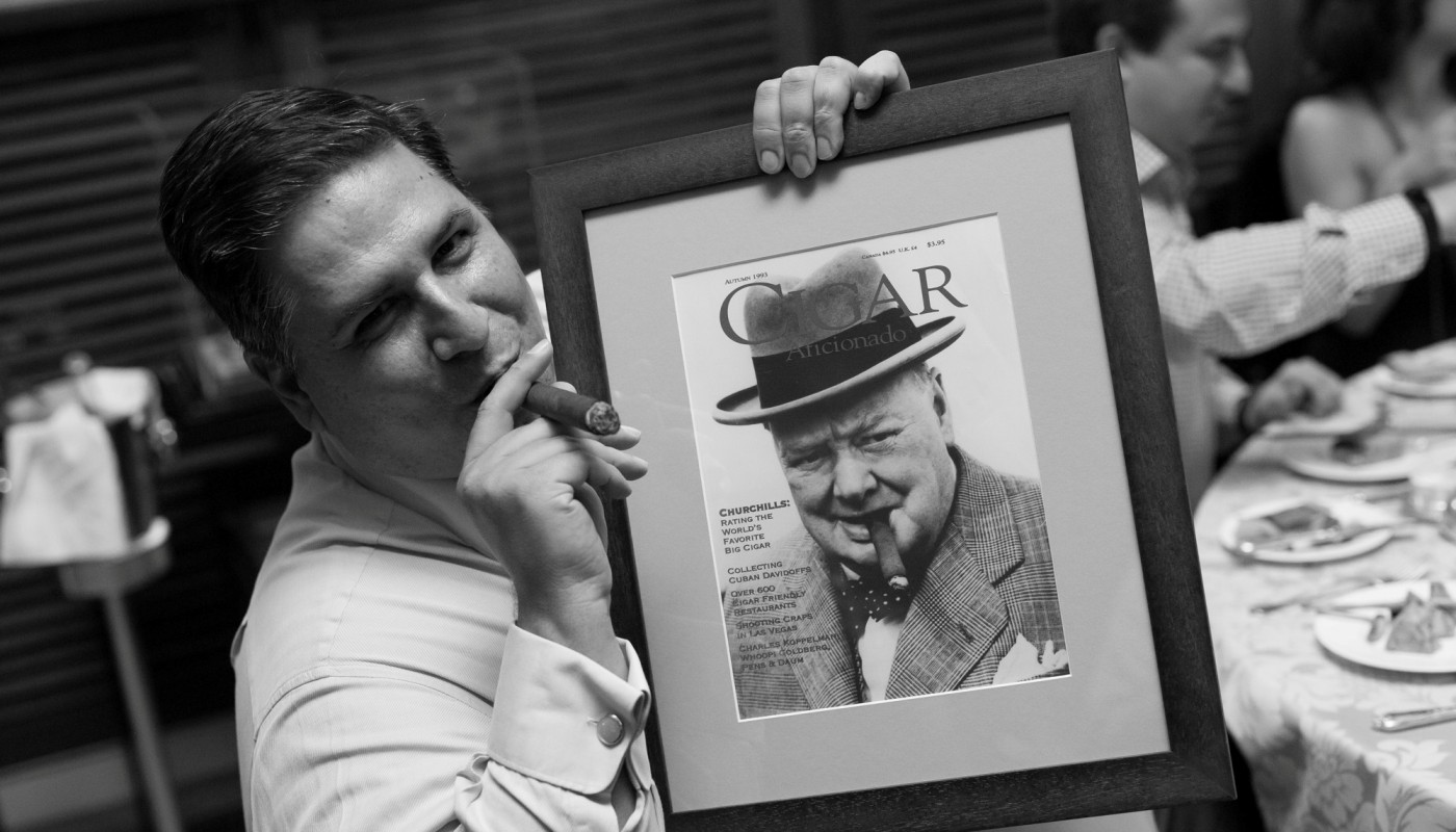 churchill`s cigar dinner | The Food & Leisure Guide