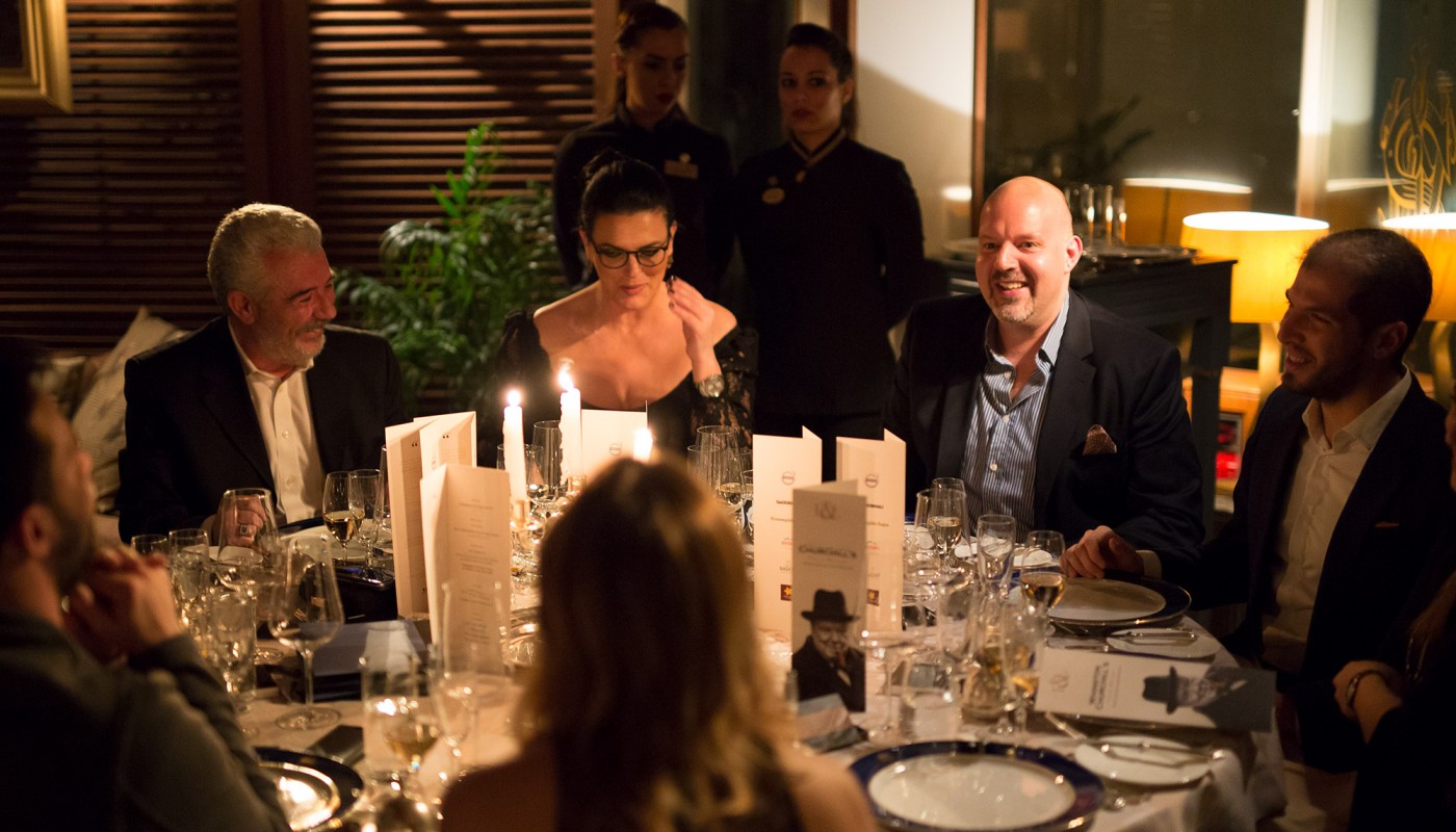 churchill`s cigar dinner | The Food & Leisure Guide
