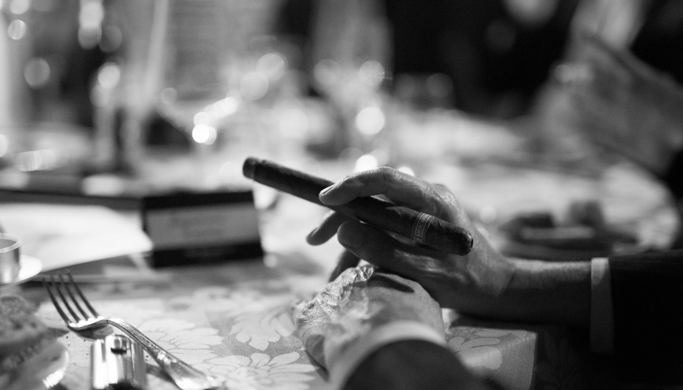 churchill`s cigar dinner | The Food & Leisure Guide