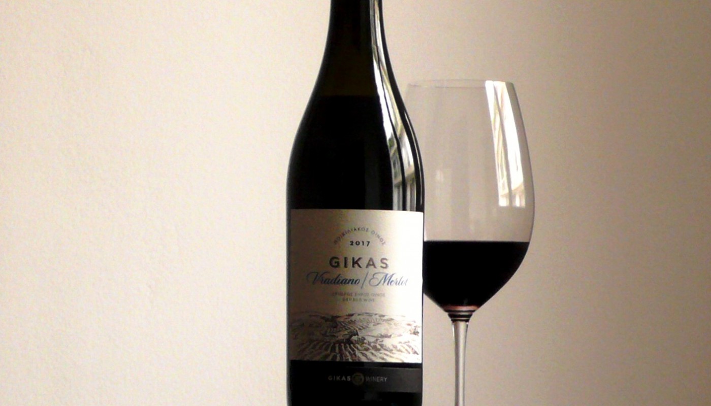GIKAS WINERY: VRADIANO/ MERLOT 2017 | Κριτικές Κρασιών