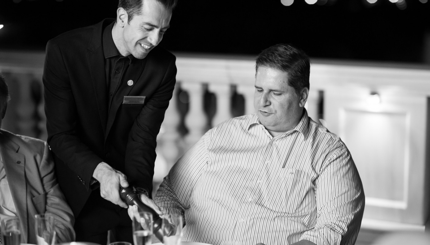 champagne dinner king george | The Food & Leisure Guide