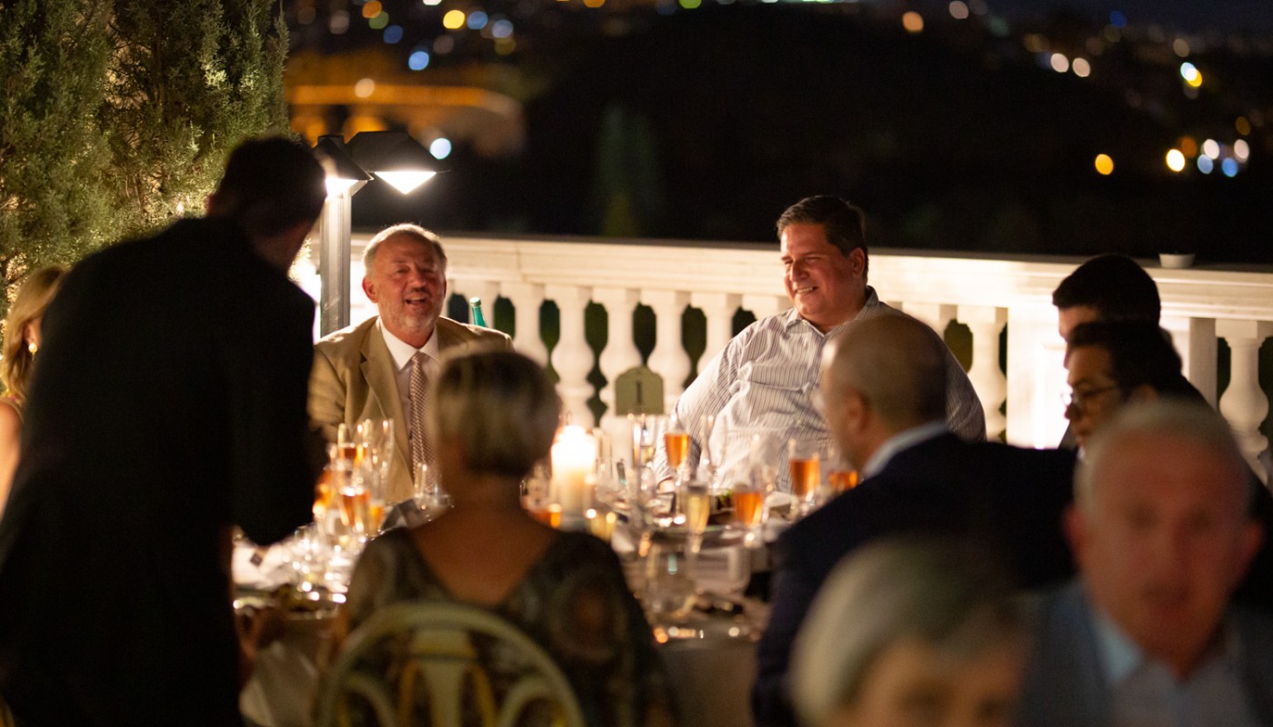 champagne dinner king george | The Food & Leisure Guide