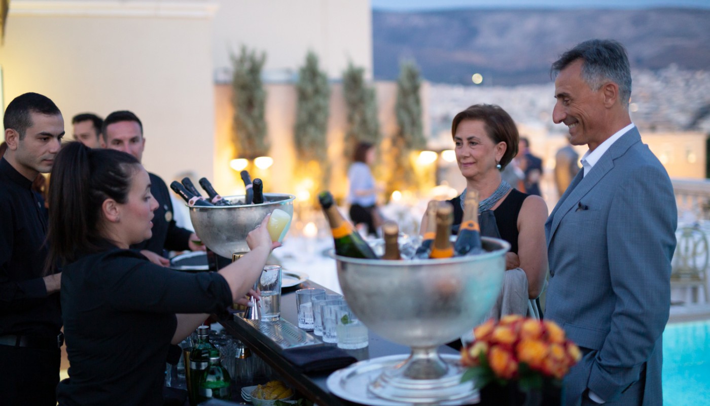 champagne dinner king george | The Food & Leisure Guide
