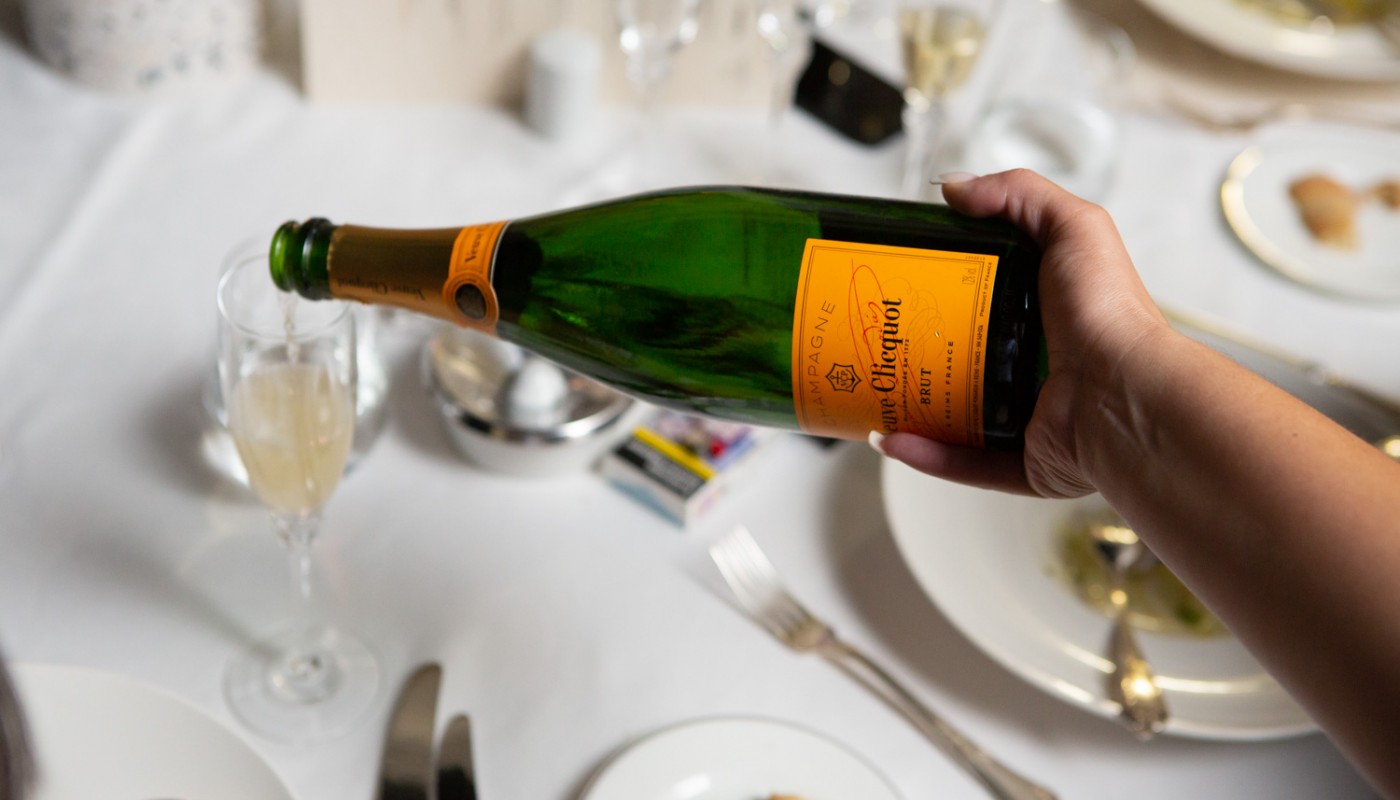 champagne dinner king george | The Food & Leisure Guide