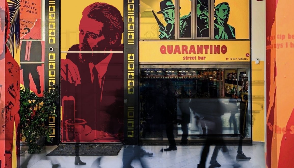 QUARANTINO ΕΝΑ ΚΙΝΗΜΑΤΟΓΡΑΦΙΚΟ POP UP BAR ΣΤΟΥ ΨΥΡΡΗ | The Bars