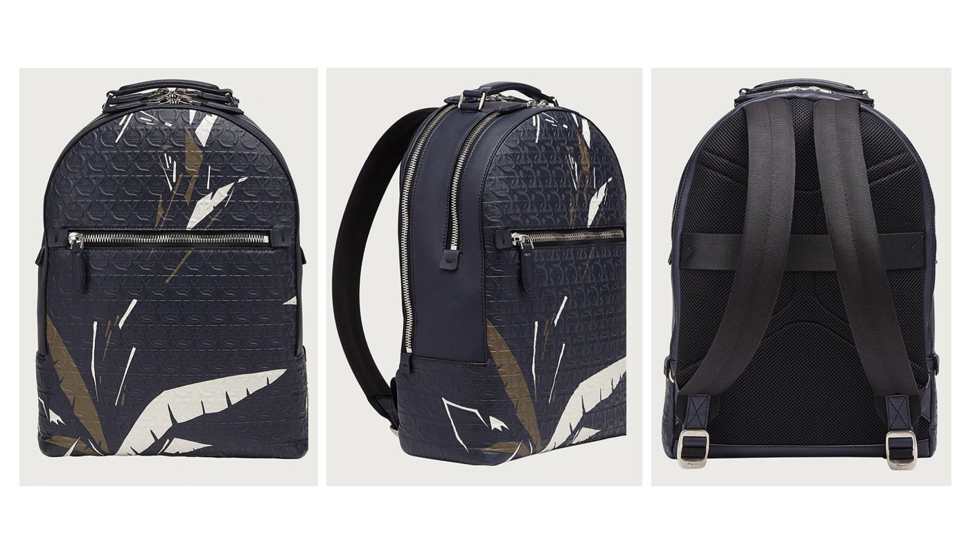 SALVATORE FERRAGAMO PRINTED BACKPACK | Objects of Desire