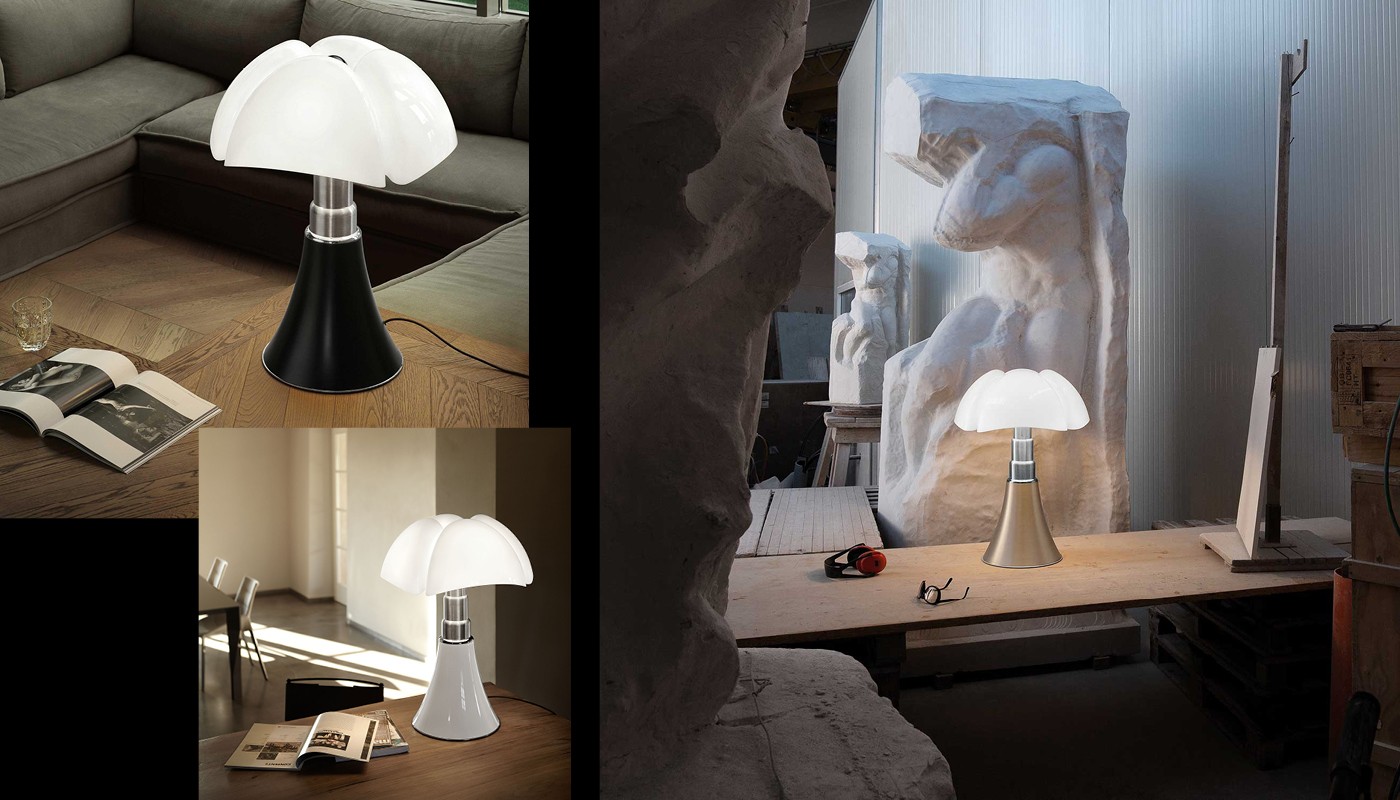 PIPISTRELLO TABLE LAMP BY GAE AULENTI | Objects of Desire