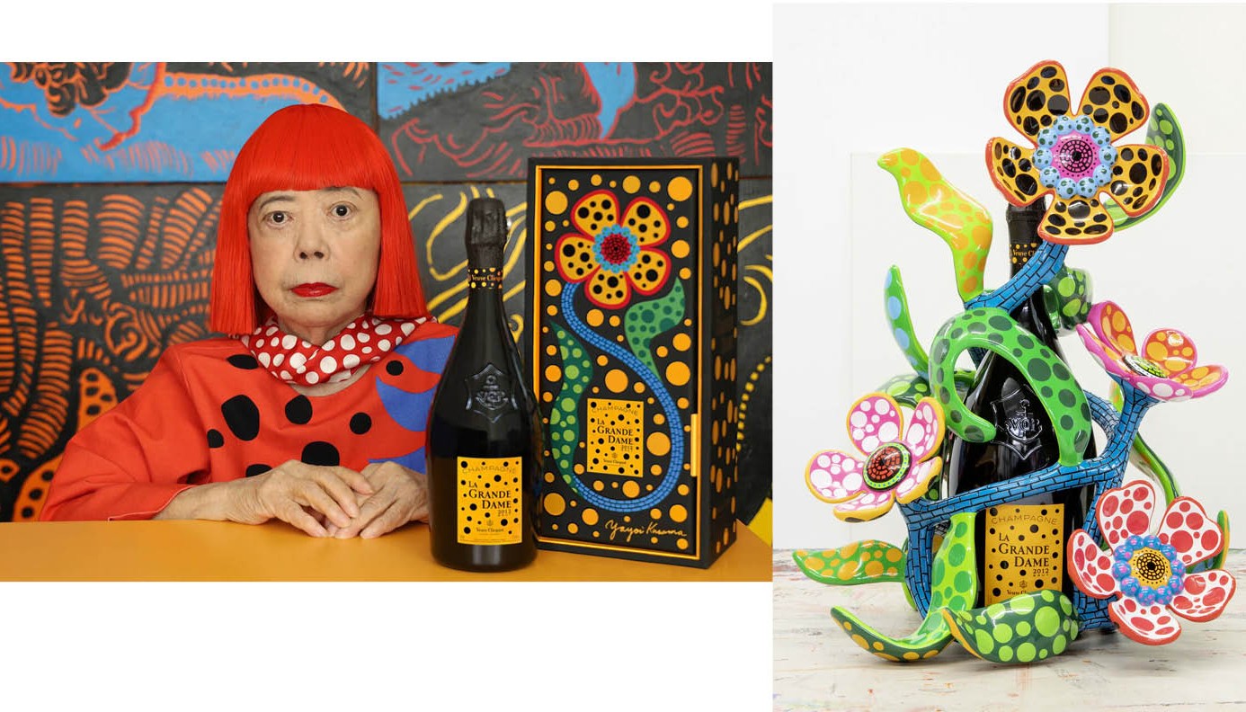 YAYOI KUSAMA X VEUVE CLICQUOT | Objects of Desire