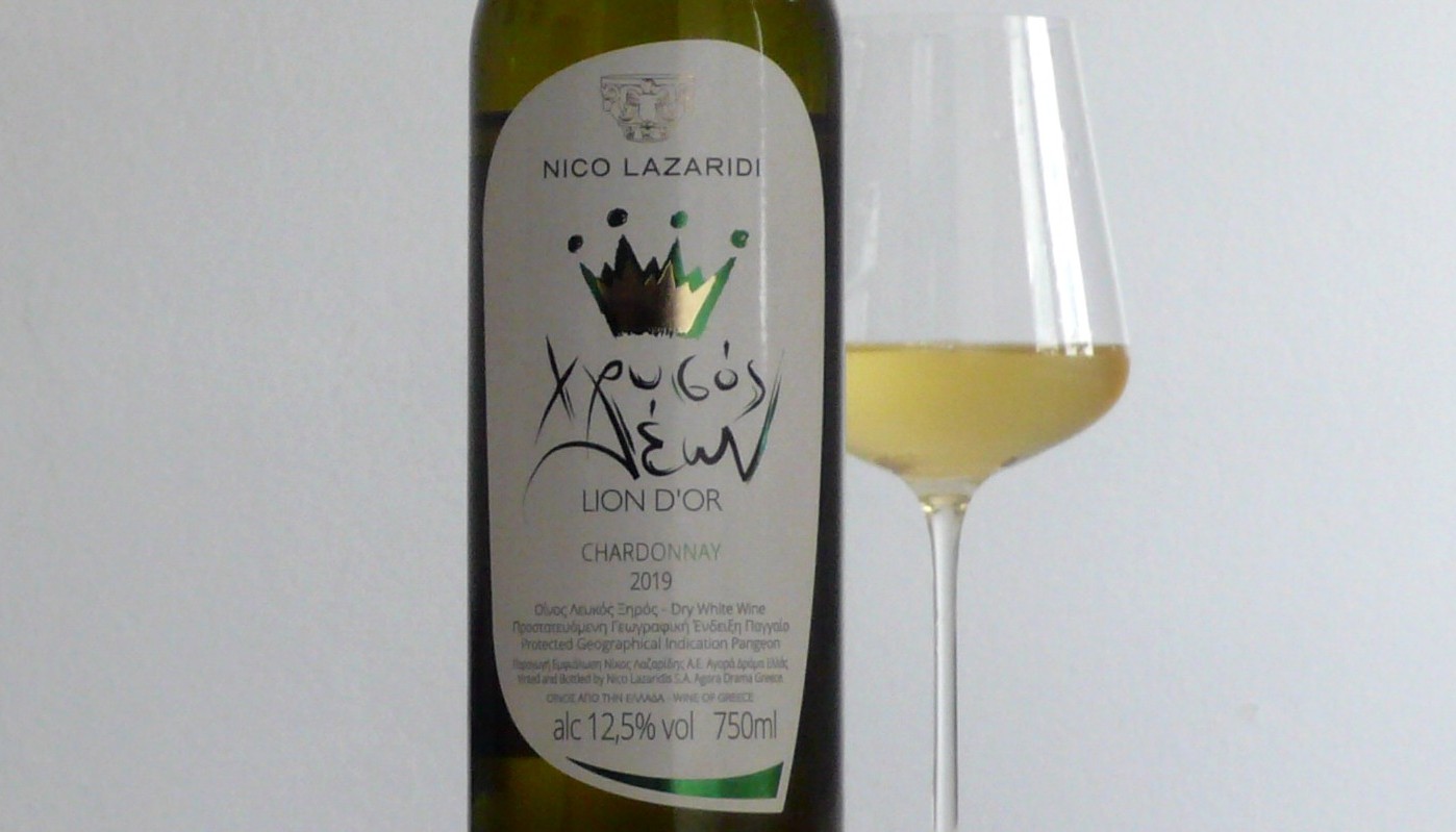 NICO LAZARIDI, ΧΡΥΣΟΣ ΛΕΩΝ CHARDONNAY 2019 | Κριτικές Κρασιών