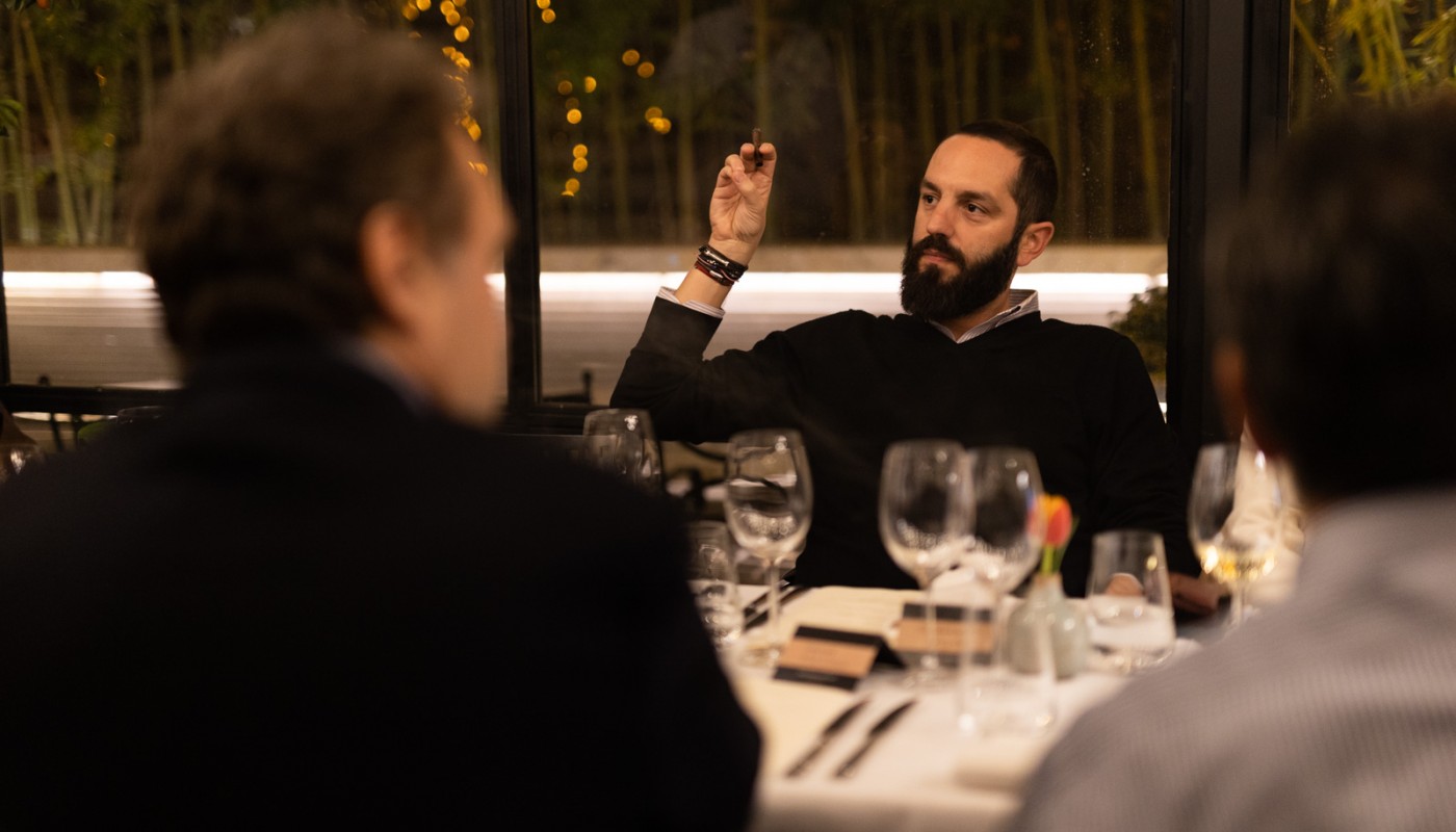 Monzu cigar dinner | The Food & Leisure Guide