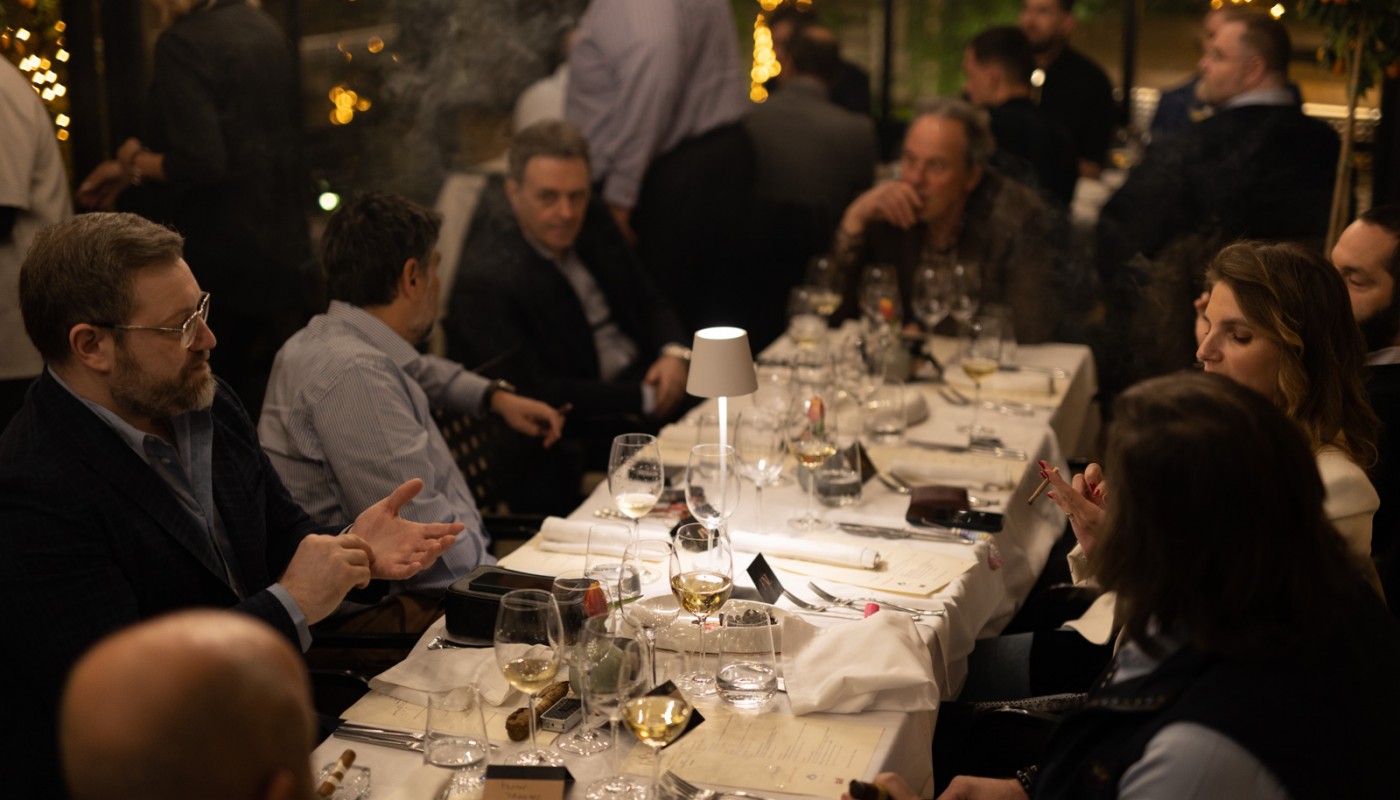 Monzu cigar dinner | The Food & Leisure Guide