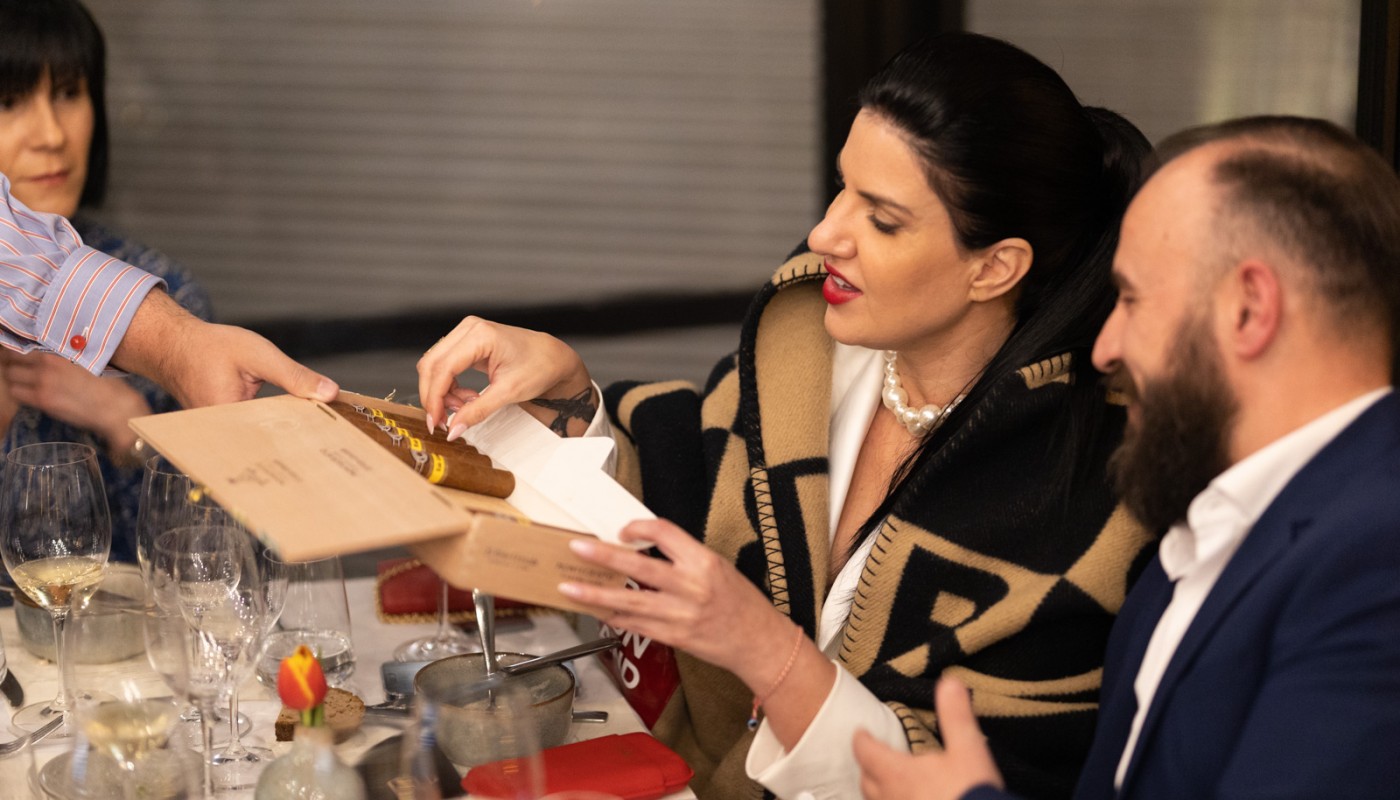 Monzu cigar dinner | The Food & Leisure Guide
