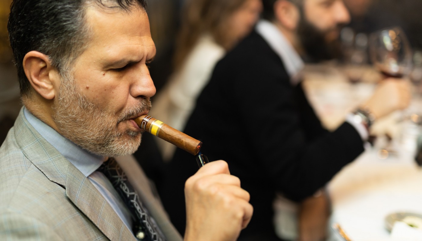 Monzu cigar dinner | The Food & Leisure Guide