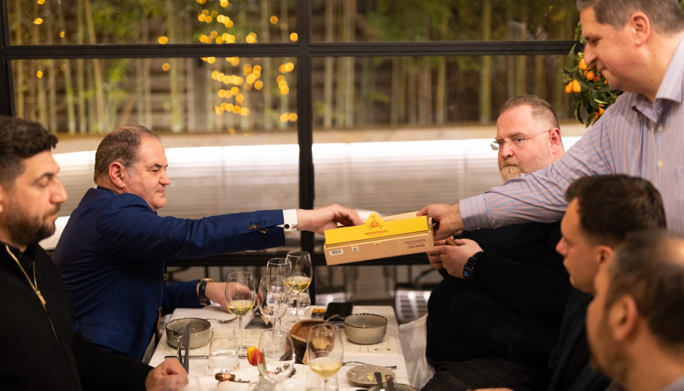 Monzu cigar dinner | The Food & Leisure Guide