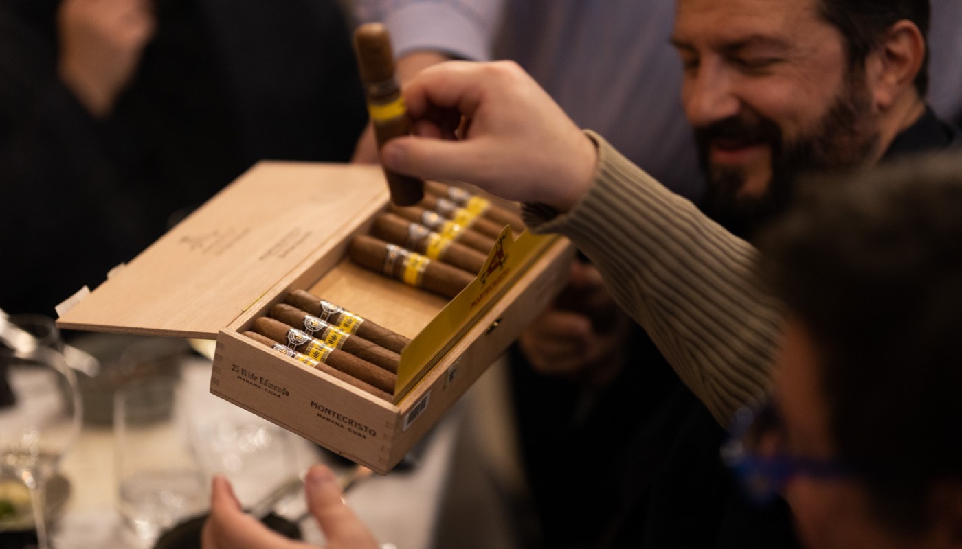 Monzu cigar dinner | The Food & Leisure Guide