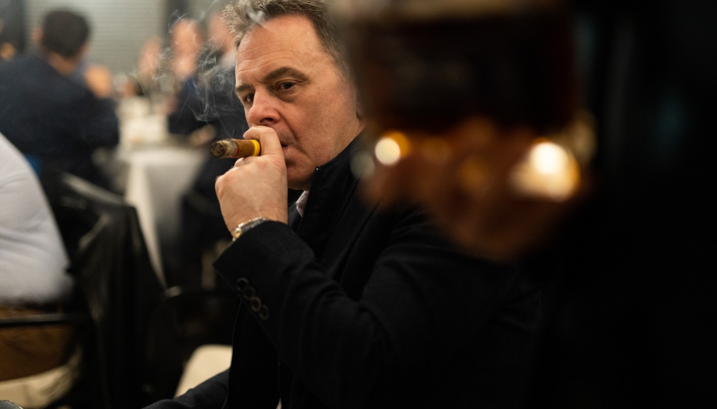 Monzu cigar dinner | The Food & Leisure Guide