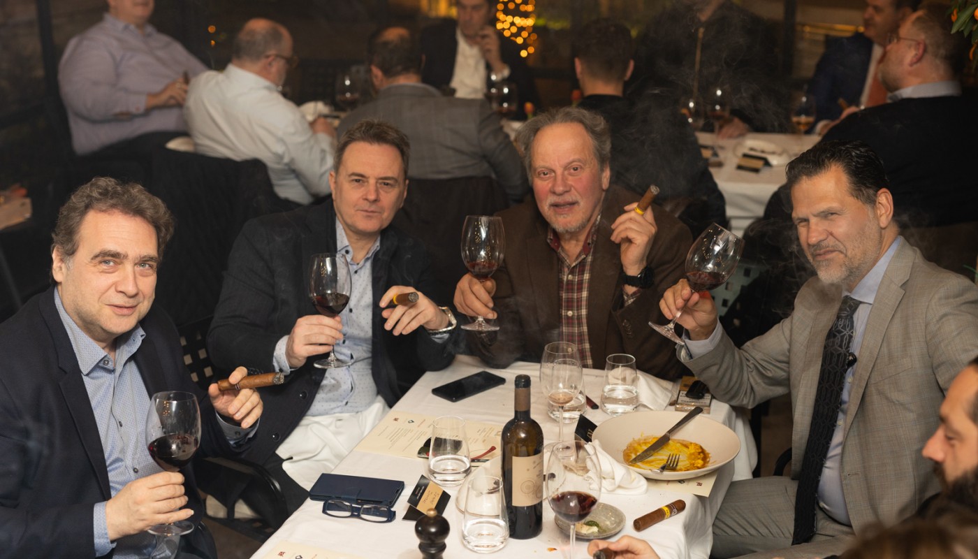Monzu cigar dinner | The Food & Leisure Guide