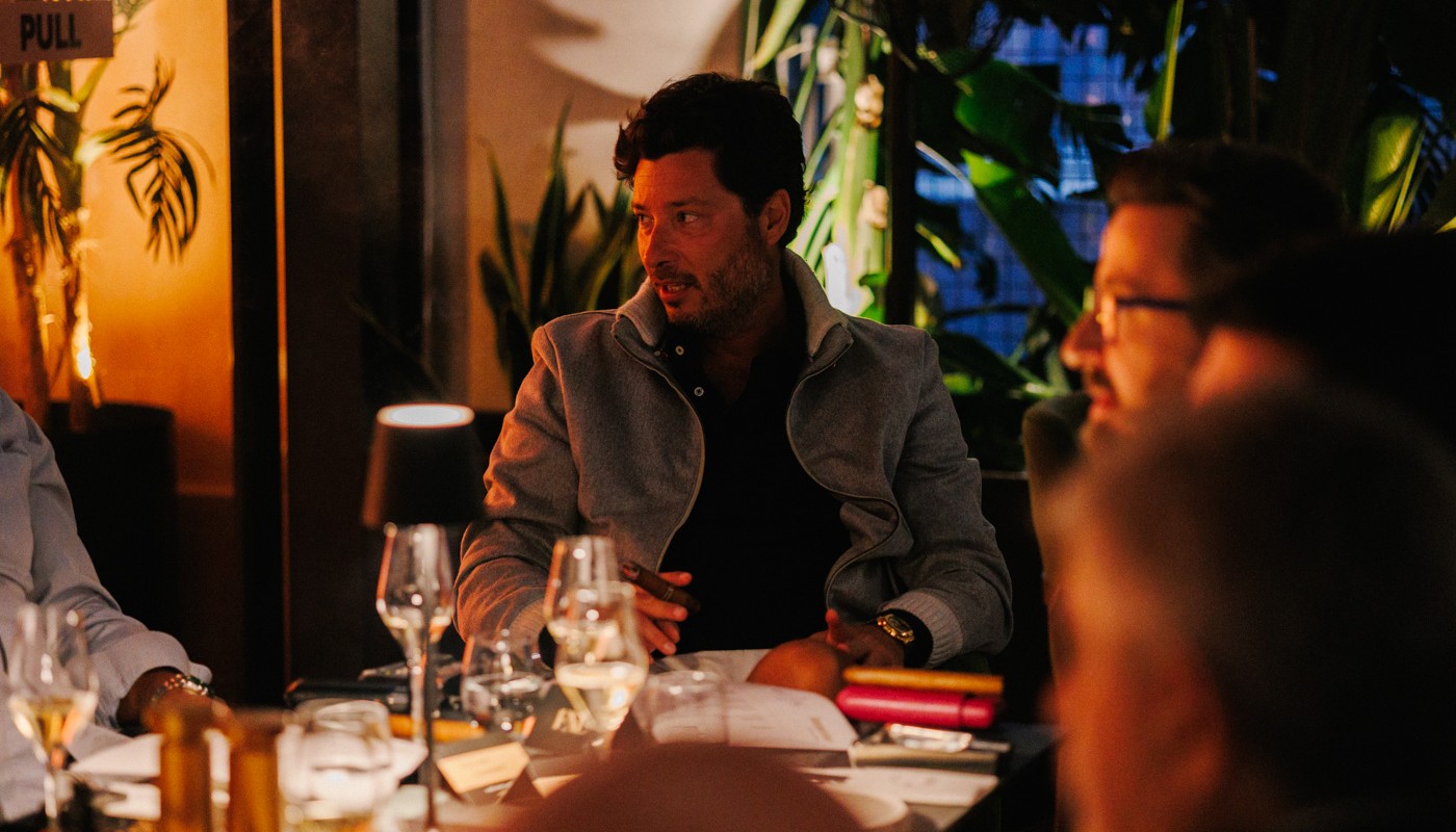 WeSud cigar dinner | The Food & Leisure Guide