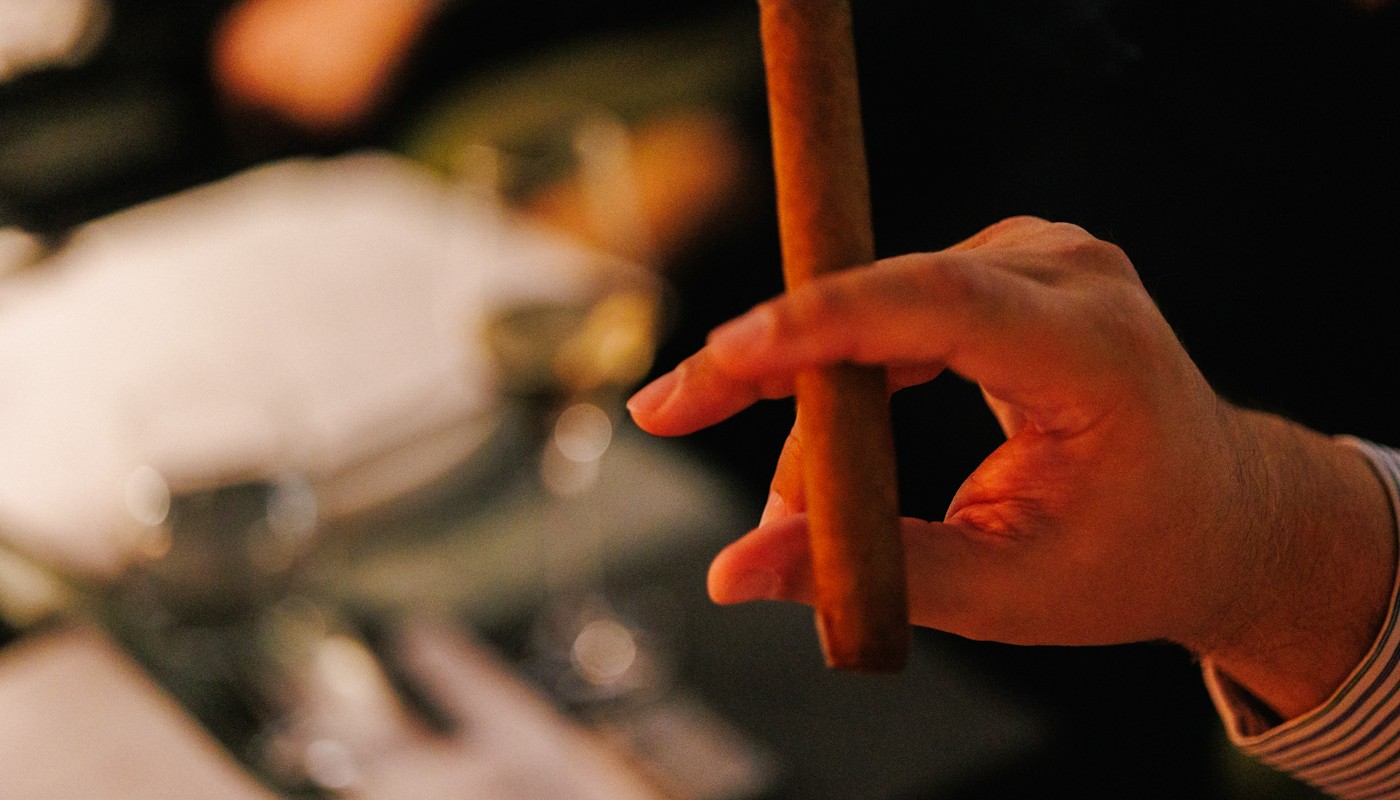 WeSud cigar dinner | The Food & Leisure Guide