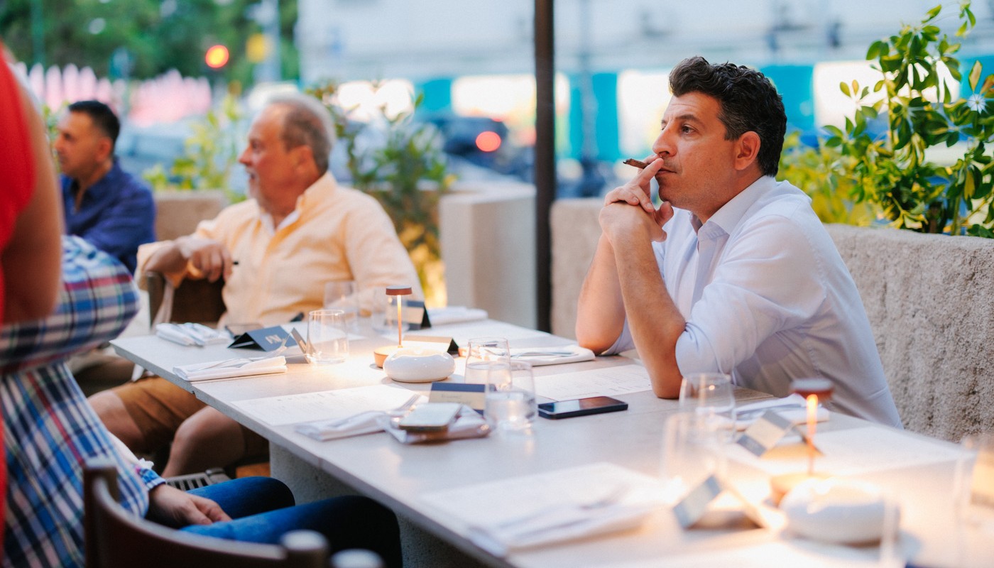 ox ξινομαυρο cigar dinner | The Food & Leisure Guide