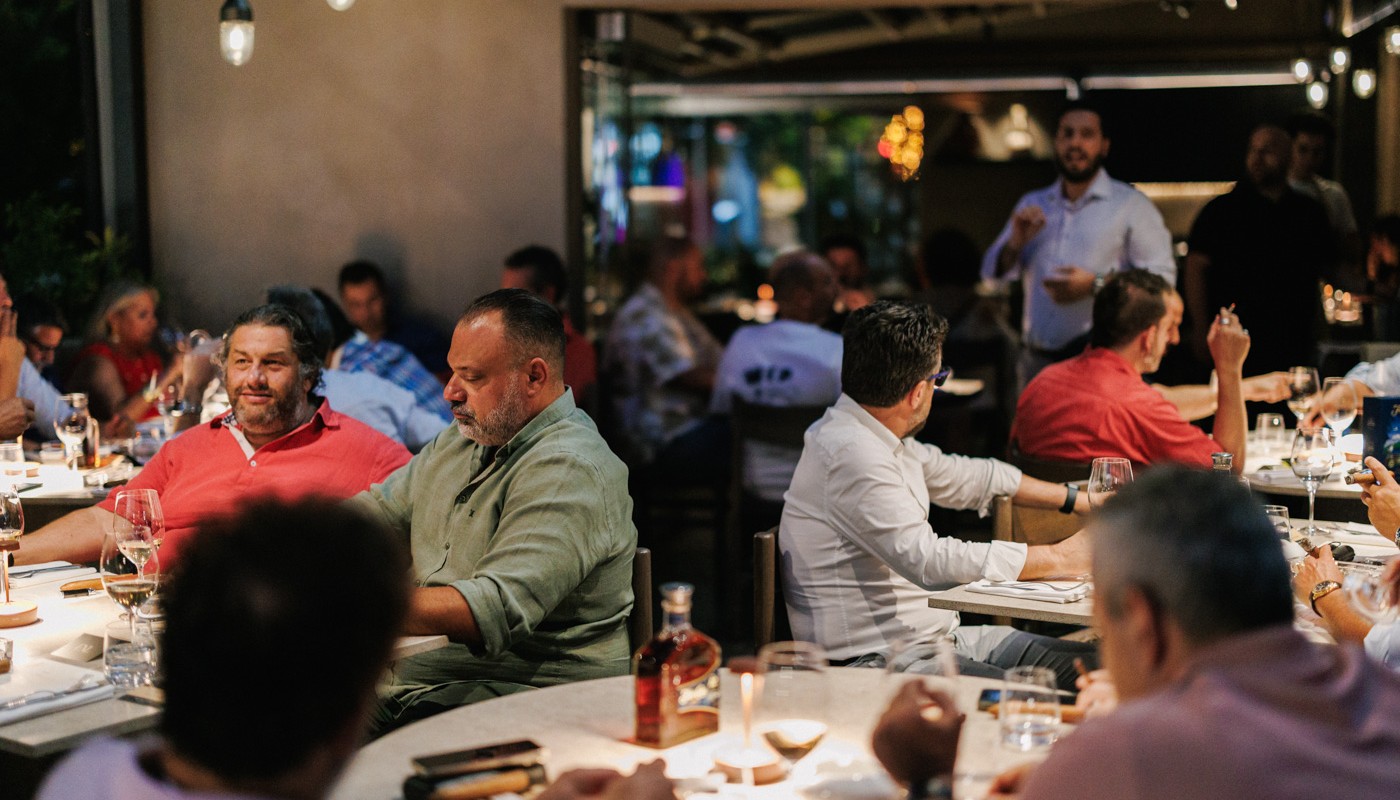 ox ξινομαυρο cigar dinner | The Food & Leisure Guide