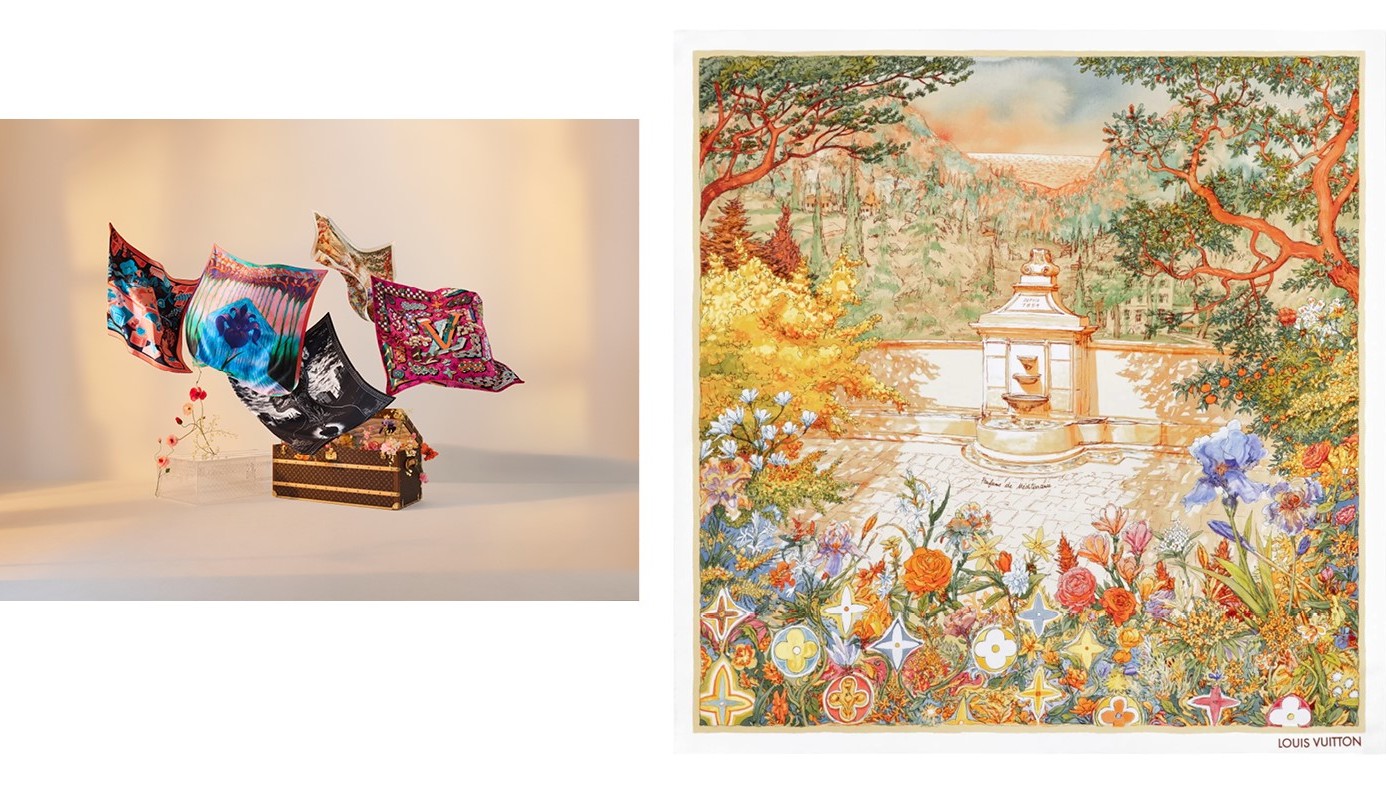 LOUIS VUITTON ART SILK SQUARES | Objects of Desire
