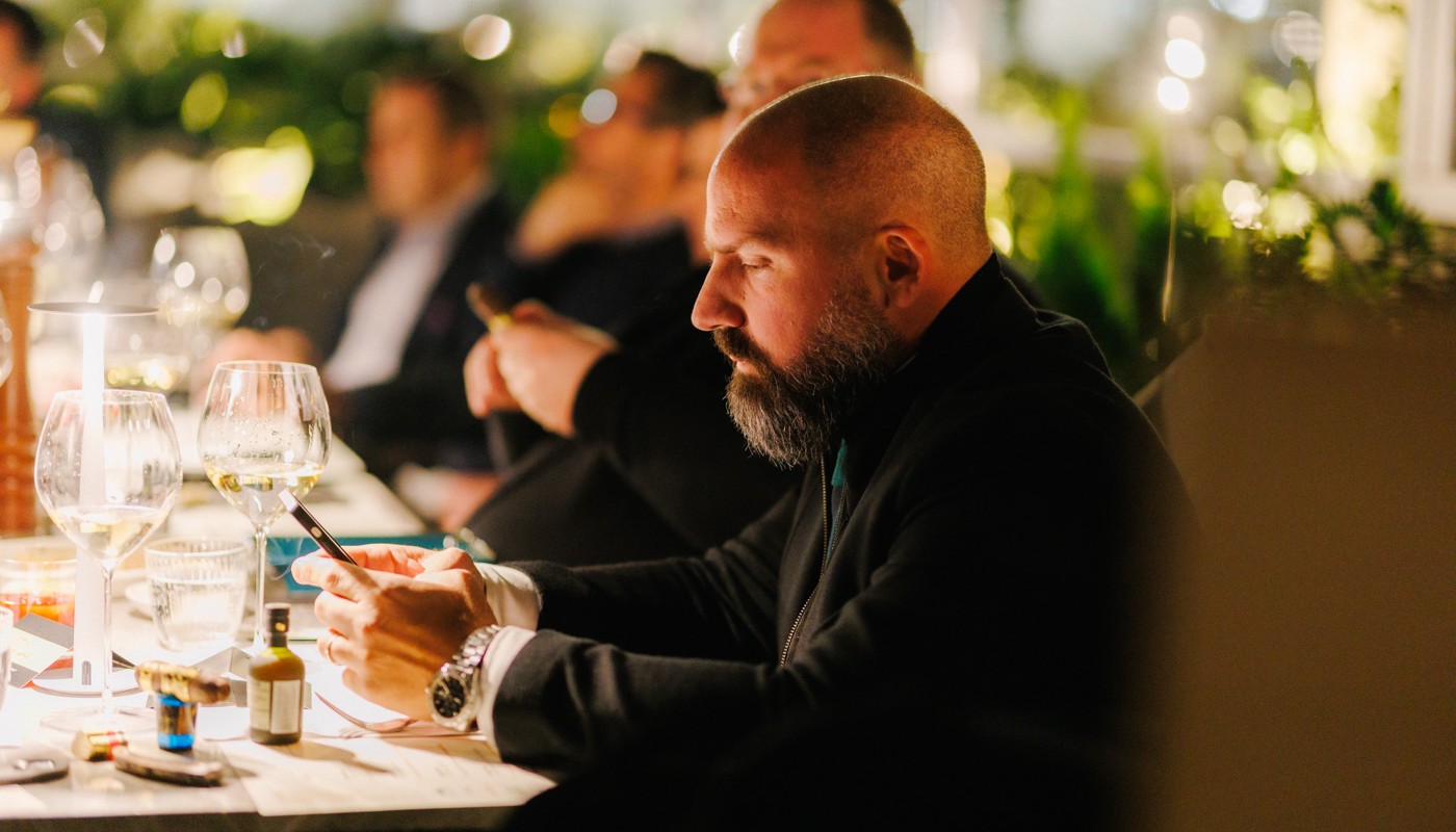 Aigli cigar dinner | The Food & Leisure Guide