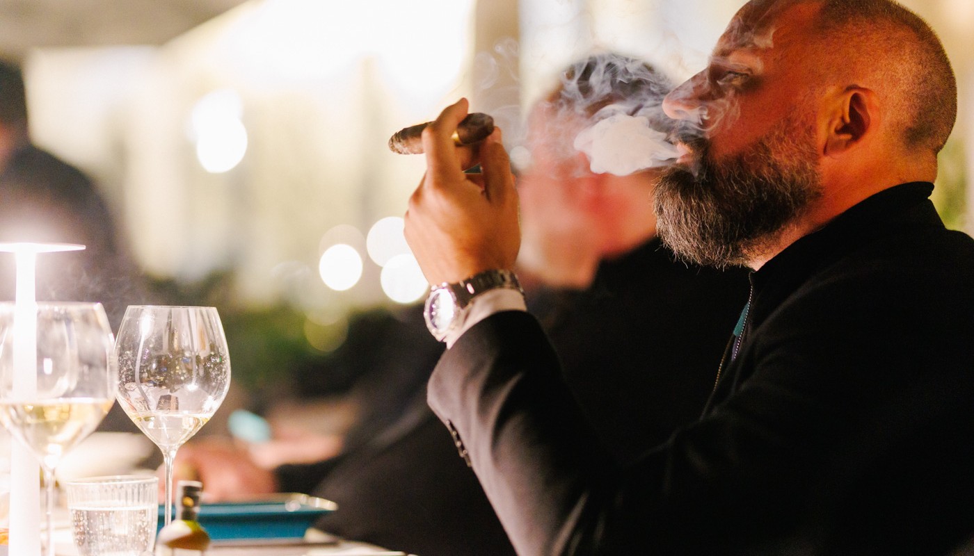 Aigli cigar dinner | The Food & Leisure Guide