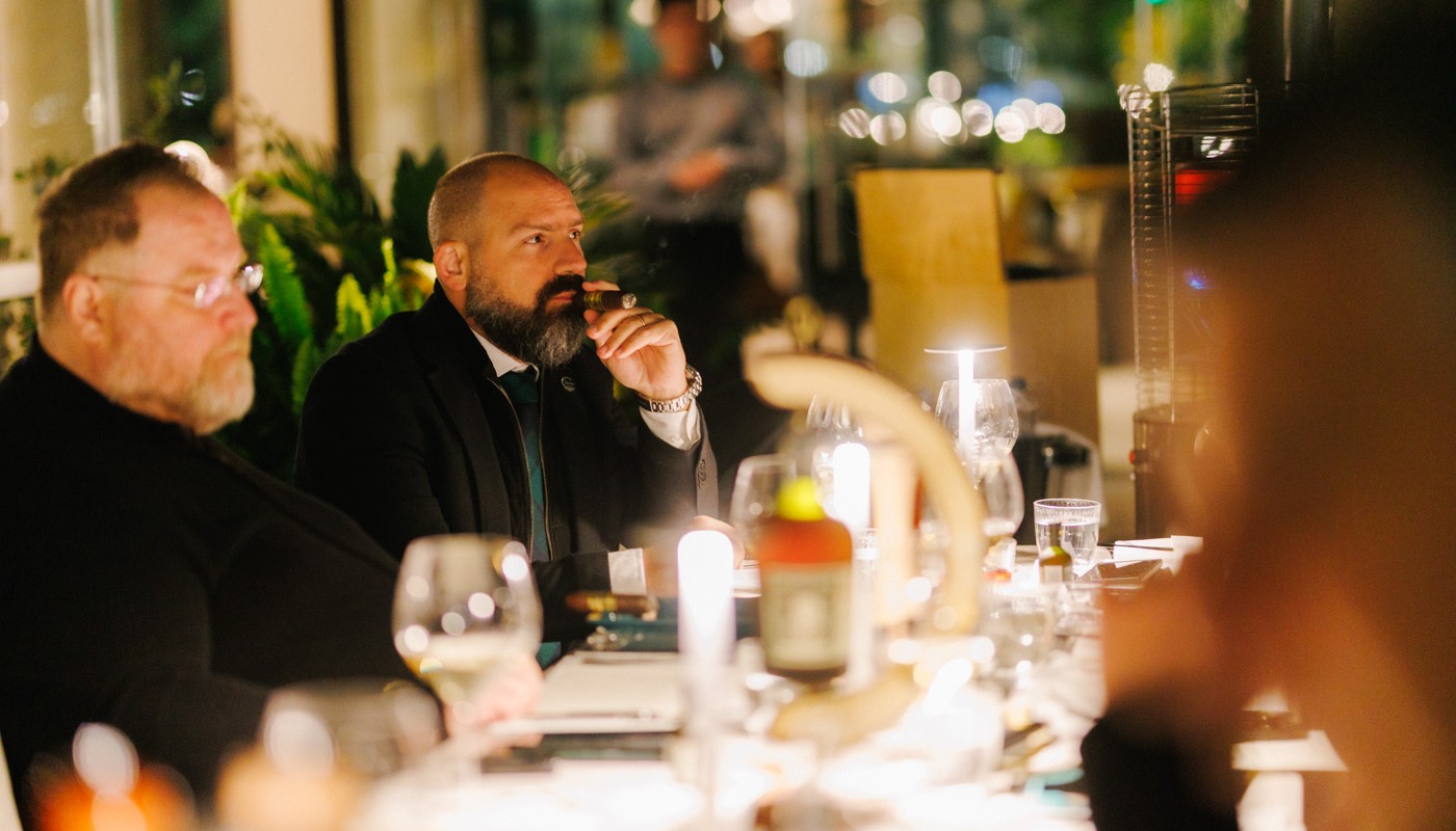 Aigli cigar dinner | The Food & Leisure Guide