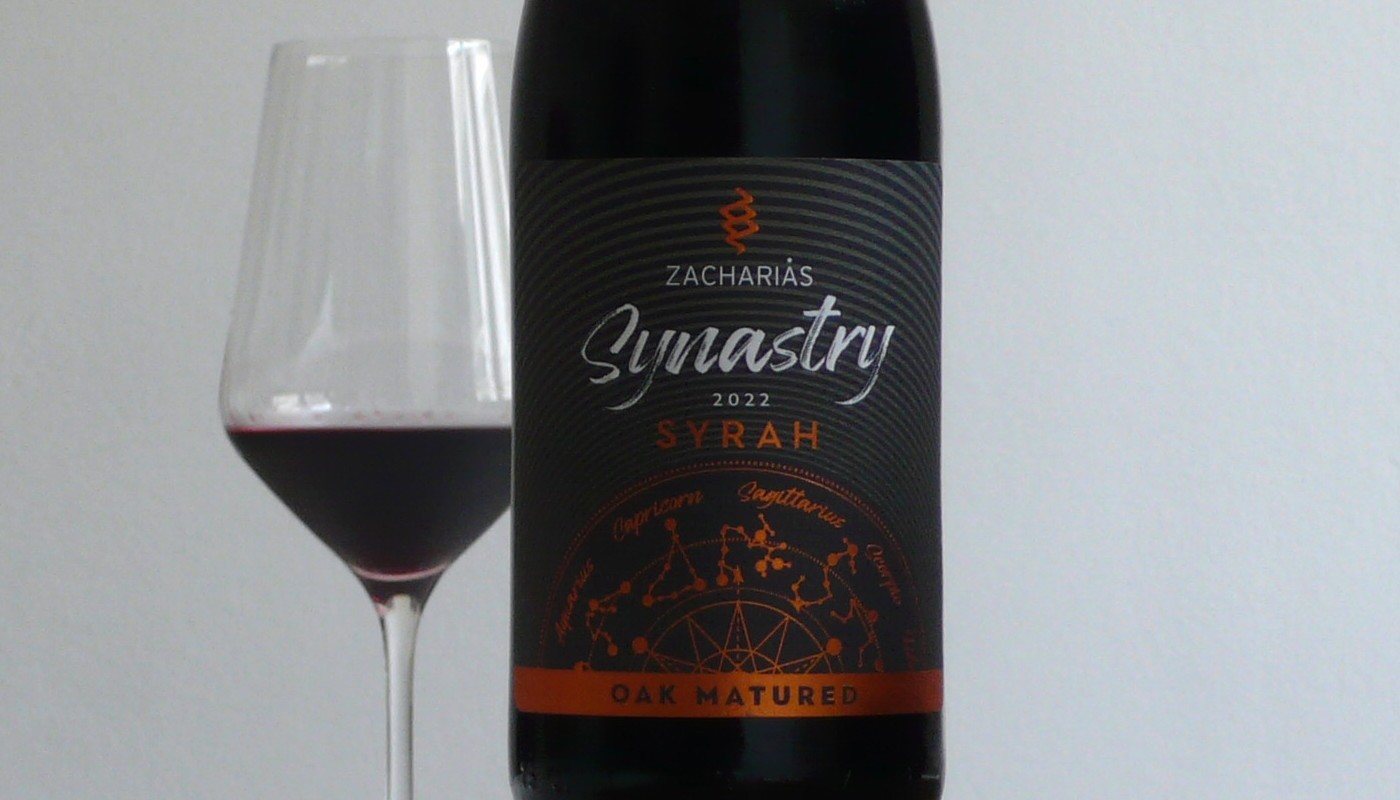 ΖΑΧΑΡΙΑ ΑΜΠΕΛΩΝΕΣ, SYNASTRY SYRAH  2022 | Κριτικές Κρασιών